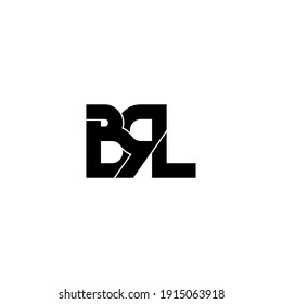 brl letter original monogram logo design svg