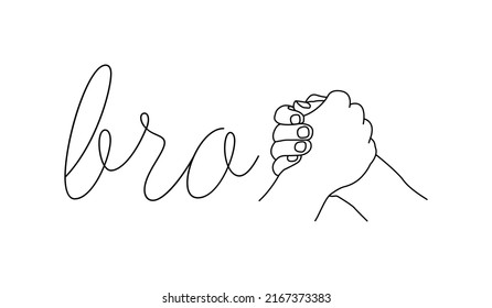 Bro Handshake Brothers Friendship Day Support Shaking Hands Line Art