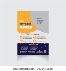 broadband internet flyer design,promotional flyer design