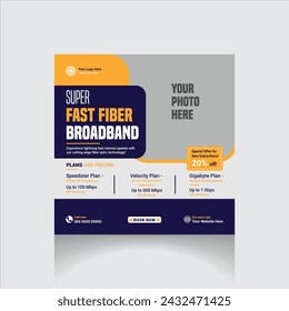 broadband internet social media post,social media instagram post