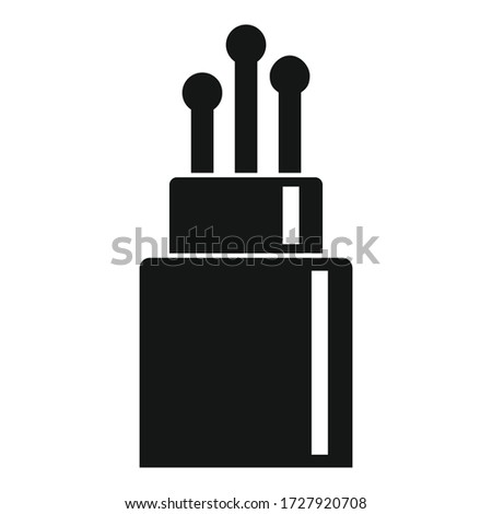 Broadband optical fiber icon. Simple illustration of broadband optical fiber vector icon for web design isolated on white background