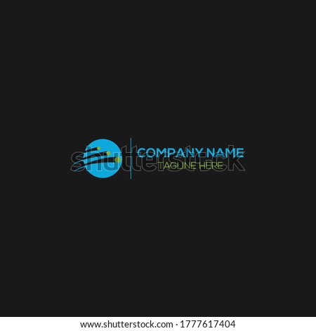 broadbrand  line or cable logo design