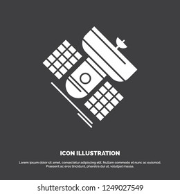 Broadcast, broadcasting, communication, satellite, telecommunication Icon. glyph vector symbol for UI and UX, website or mobile application