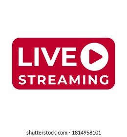 broadcast button for live streaming video and online seminars