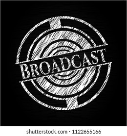 Broadcast chalk emblem