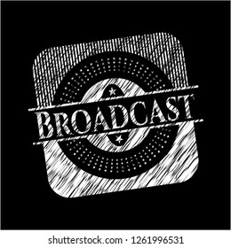 Broadcast chalk emblem