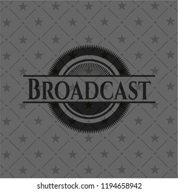 Broadcast dark badge