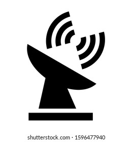 broadcast icon isolated sign symbol vector illustration - high quality black style vector icons
