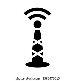broadcast icon isolated sign symbol vector illustration - high quality black style vector icons
