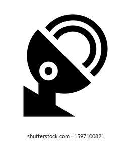 broadcast icon isolated sign symbol vector illustration - high quality black style vector icons
