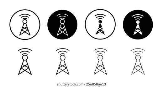 Broadcast Icon Simple thin outline