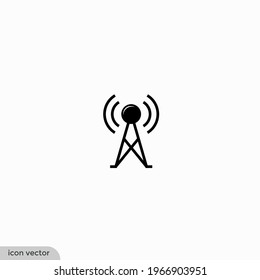 broadcast icon symbol logo template