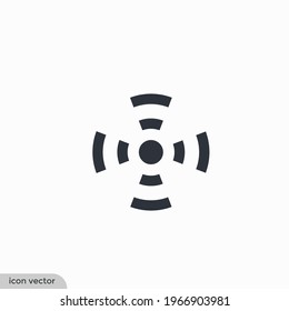 broadcast icon symbol logo template