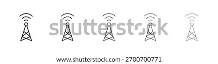 Broadcast icon Vector Art Illustration