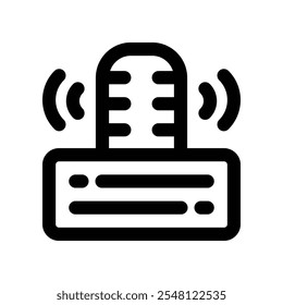 Icono de la línea del Vector para su Sitio web, móvil, presentación, y diseño del logotipo.