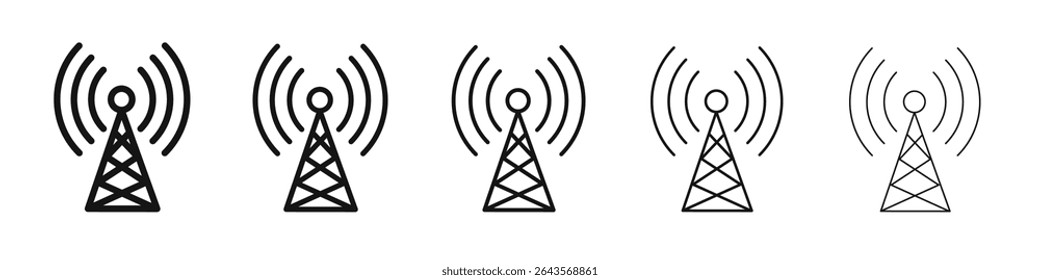 Bild-Symbol: Vektorumriss-Set-Illustrationszeichen