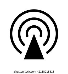 Broadcast Icon Vector Symbol Design Illustration