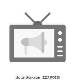 Broadcast Marketing icon vector image. Can also be used for Digital Marketing. Suitable for mobile apps, web apps and print media.