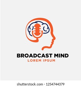 broadcast mind logo designs