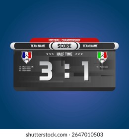 Broadcast pack of football vector 