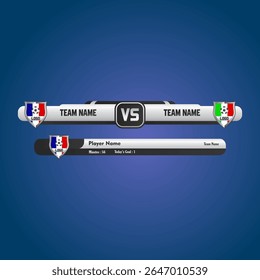 Broadcast pack of football vector 