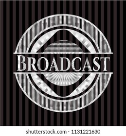 Broadcast silver emblem