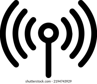 broadcast, transmitter antenna icon design vector illustration