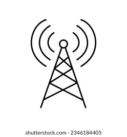 Broadcast vector icon which can easily modify or edit

