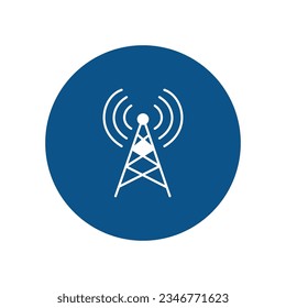 Broadcast vector icon which can easily modify or edit

