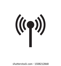 broadcast, wifi, Radio signal icon vector design