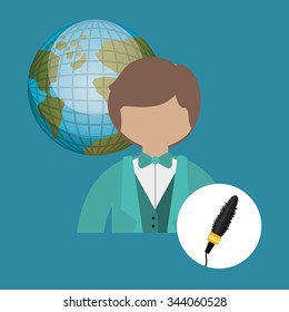 broadcasting concept design, vector illustration eps10 graphic 