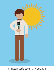 broadcasting concept design, vector illustration eps10 graphic 