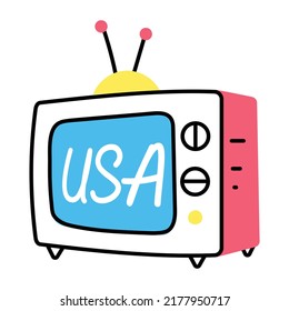 Dispositivo de radiodifusión, diseño de pegatinas de TV 