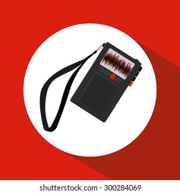 Broadcasting digital design, vector illustration eps 10