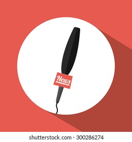 Broadcasting digital design, vector illustration eps 10