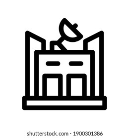 broadcasting icon or logo isolated sign symbol vector illustration - high quality black style vector icons
