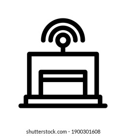 broadcasting icon or logo isolated sign symbol vector illustration - high quality black style vector icons
