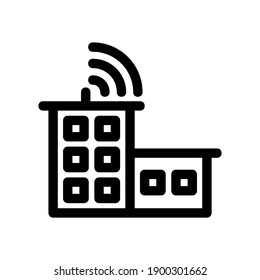 icono de difusión o logotipo símbolo de señalización aislado ilustración vectorial - iconos vectoriales de estilo negro de alta calidad
