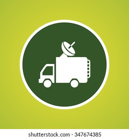 Broadcasting Van Icon