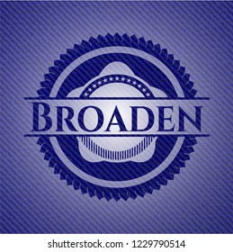 Broaden denim background