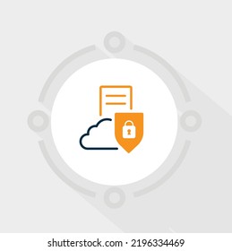 Broadest Workload Protection Icon Vector Design