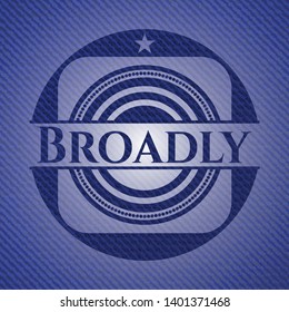 Broadly jean background. Vector Illustration. Detailed.