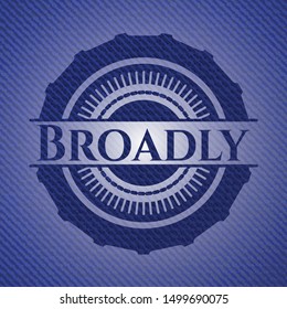 Broadly jean background. Vector Illustration. Detailed.