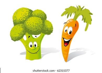 broccoli and carrot