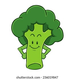 Broccoli Cartoon Character