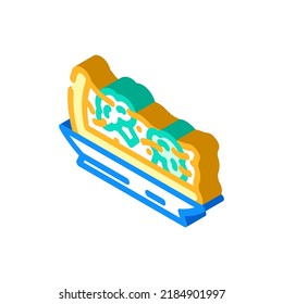 broccoli casserole isometric icon vector. broccoli casserole sign. isolated symbol illustration