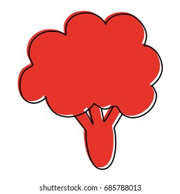 broccoli or cauliflower vegetable icon image 