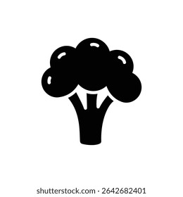 Broccoli Floret with Thick Stalk Fresh Green Vegetable