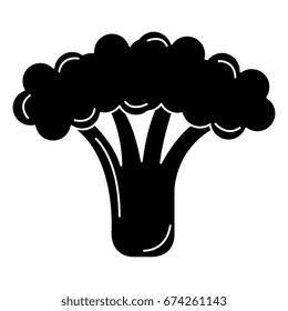 broccoli fresh isolated icon