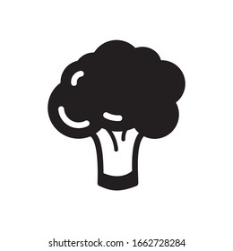 broccoli glyph icon vegetable and fruit